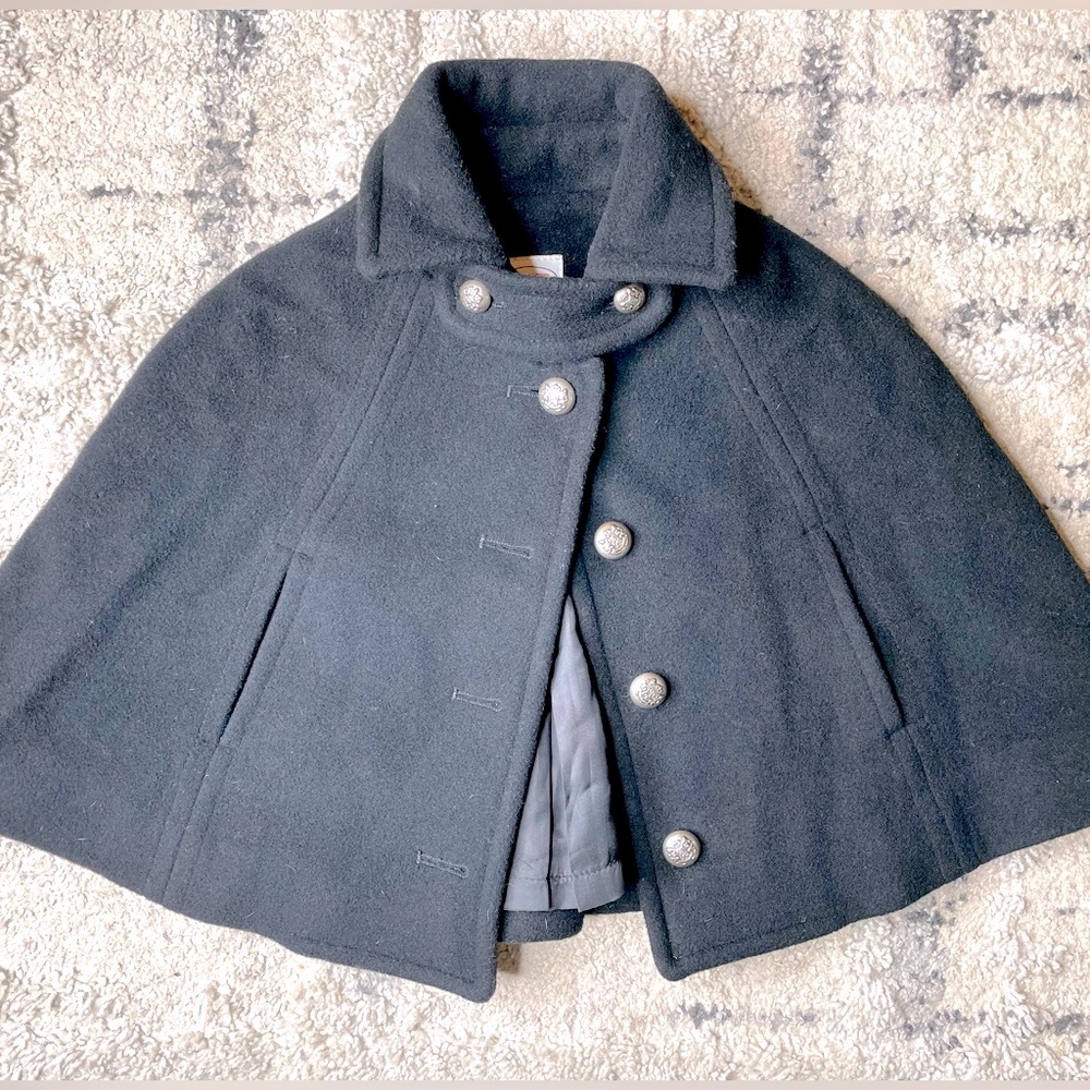 Talbot Kids - Girls Winter Cape - Pea Coat Style